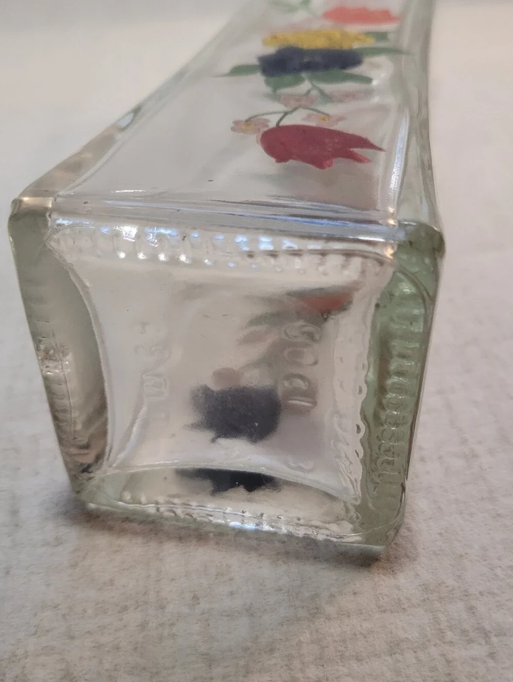 Vintage Avon Glass Flower Bud Vase 7.75